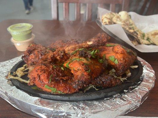 Smoking hot tandoori chicken