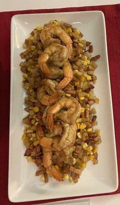 Deconstructed shrimp boil appetizer