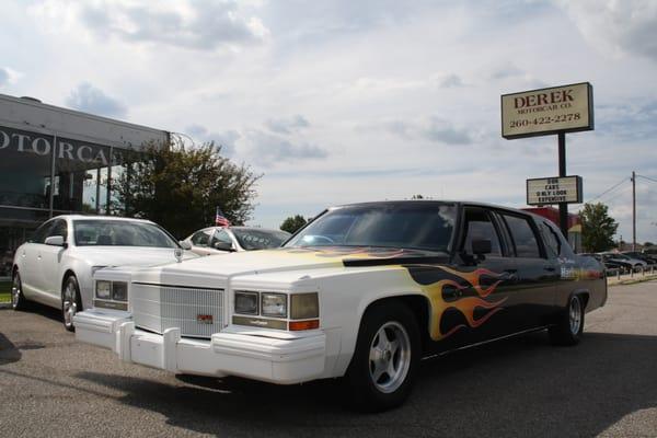 Local Legend's Limo, customized by Fort Wayne's own Evers Collision and KC Custom Paint Shops.