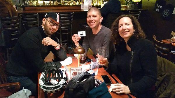 First Pub Quiz w/ King Trivia winners of 2024.