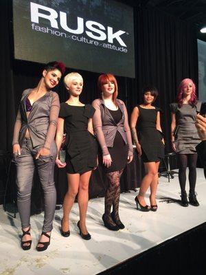 Hair show models done