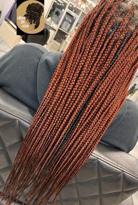 Knotless box braids