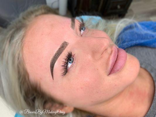 Ombré brows