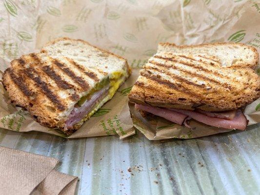 Turkey &ham panini