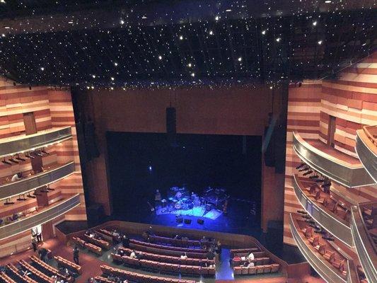 Stage as seen from the third tier.