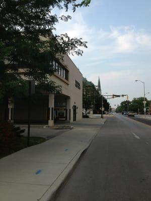 The street view of the Credit Union.