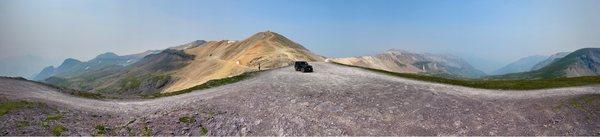 Jeep Rubicon on Imogene Pass