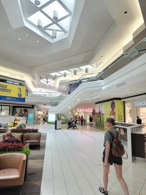 Mall center walking area.