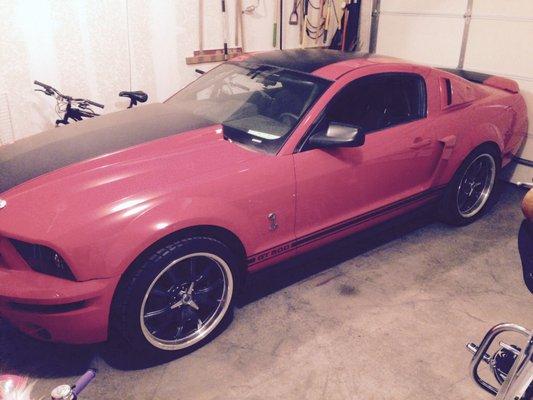 2008 GT 500 twin turbo 6spd, ford 9" Rearend