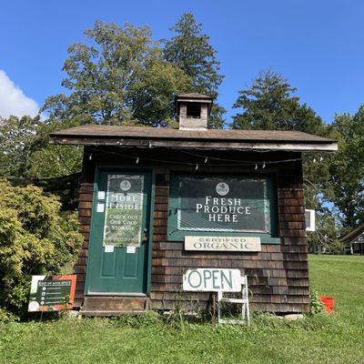 Farm Stand Brown Shed