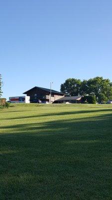 great grassy area for dogs