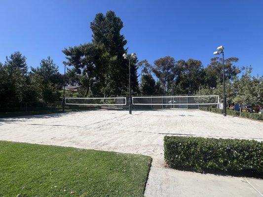 beach volleyball courts