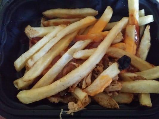 pork fries with minimal pork.