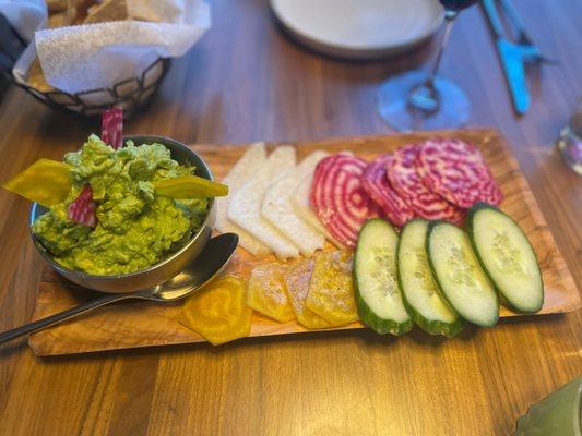 Veggies and guac