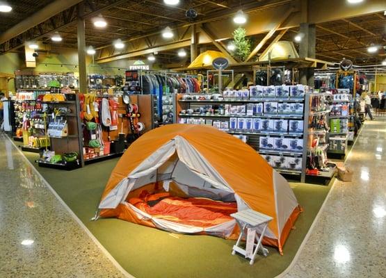 Everything you need for camping, backpacking, and climbing.