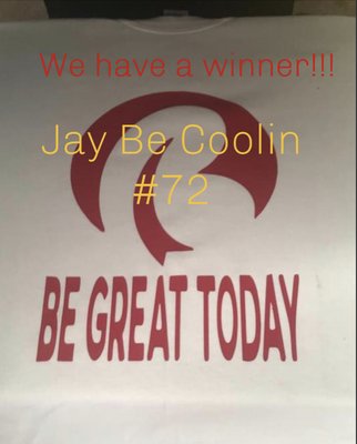 BeGreatToday Giveaway Winner!