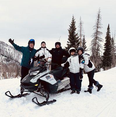 Top of the mountain with the Lavender's. Excellent time and Jeremiah was a wonderful guide!