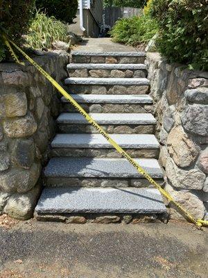 granite steps