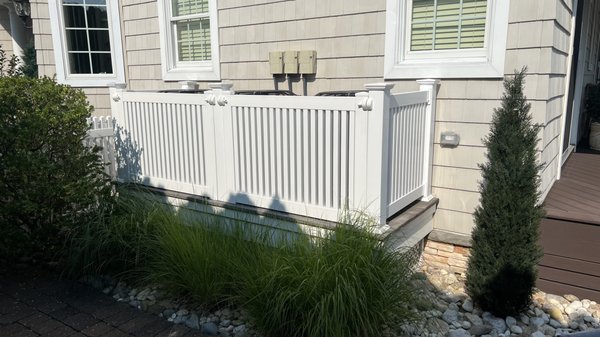 Excellent job on my AC inclosure in Avalon, NJ.
 Very professional, neat and great price. Would HIGHLY recommend ! Outstanding service !