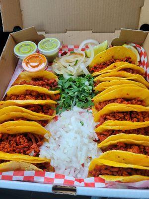 Taco tuesday special, street tacos