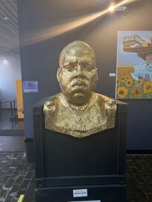 Golden BIG portrait bust