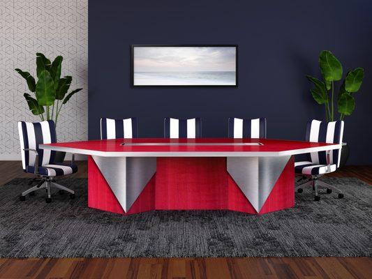 Santorini Modern Conference Table https://90degreeofficefurniture.com/conference-roo