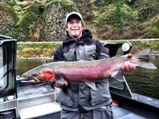 Jeff from San Francisco with a Clearwater River big male