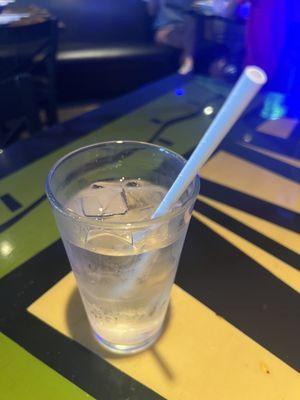 They use paper straws. So proud to support this establishment!