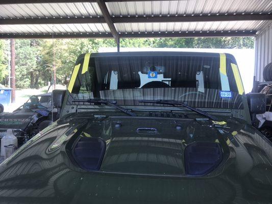 Jeep Windshield we replaced.