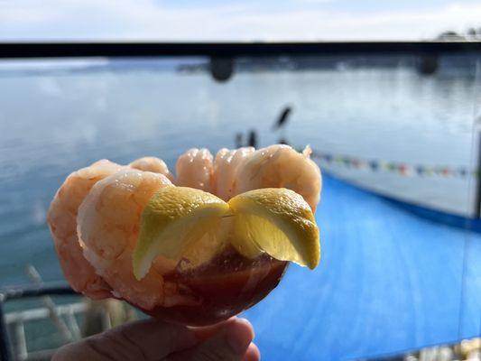 Shrimp cocktail appetizer