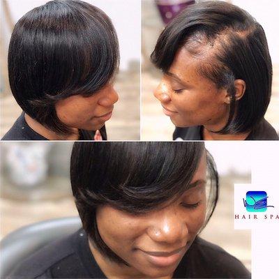 Bob Cut/Style w Natural Hair