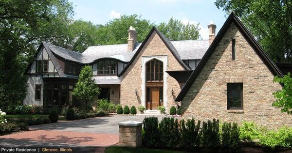 New Custom Home in Glencoe, IL.