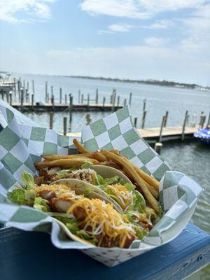 Tuesday lunch special chicken tacos