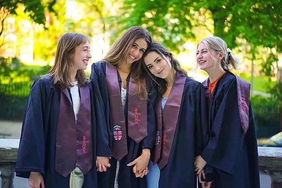 Graduation group portrait