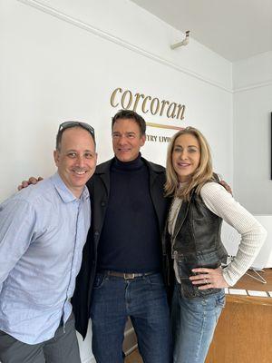 Eric and Jamie in Rhinebeck visiting w Corcoran Country Living  Owner, Jason Karadus