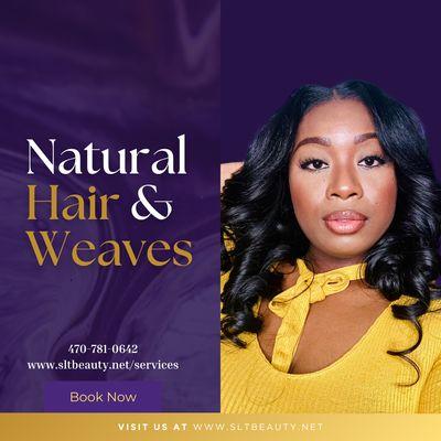 Natural Hair & Weaves