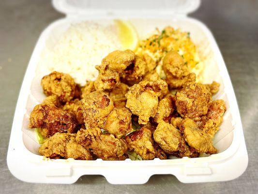 Ono fried gizzard plate $14