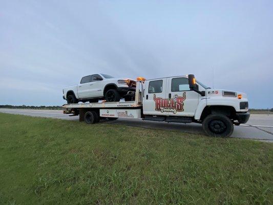 My Ram Rebel on Bulls Tow Truck