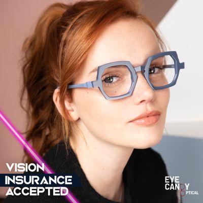 Book Today!
Comprehensive Spectacle and contacts Eye Exams
Vision Insurance, FSA, HSA Accepted. 
www.eye-candy-optical.com