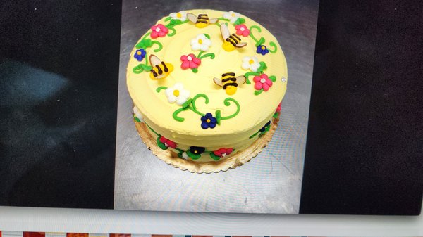 How the cake was supposed to look like based on their website. See other pic for how it turned out in real life.