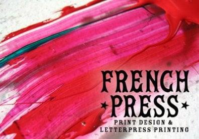 French Press letterpress printing