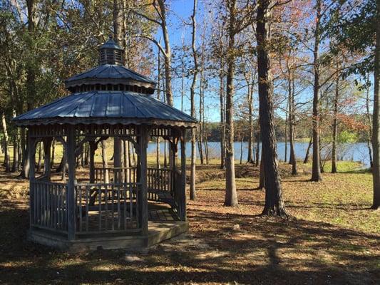 Gazebo on Blue Lake