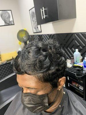 Cut and curl