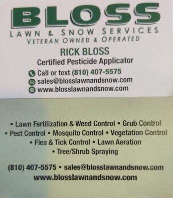 Bloss Lawn And Snow Services