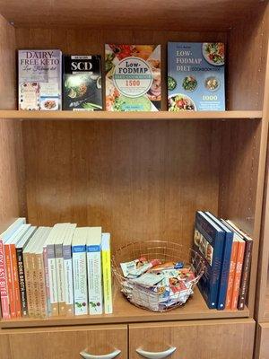 Dietitian-curated nutrition books and cookbooks