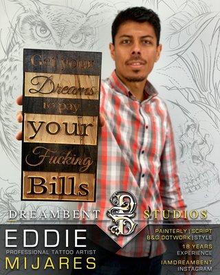 Eddie Mijares Tattoo artist & Owner