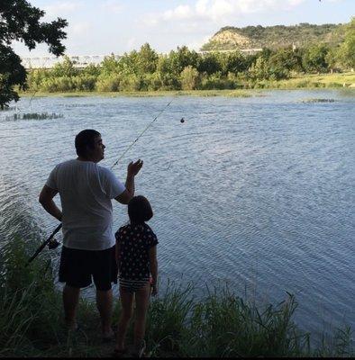 Fishing from the banks