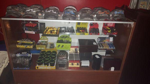 Great stock of cigar and pipe accessories