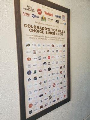 Colorado's Tortilla Choice