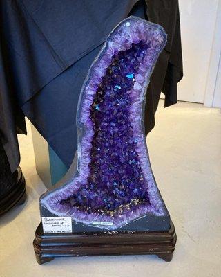 Large Amethyst cathedral sold as a pair